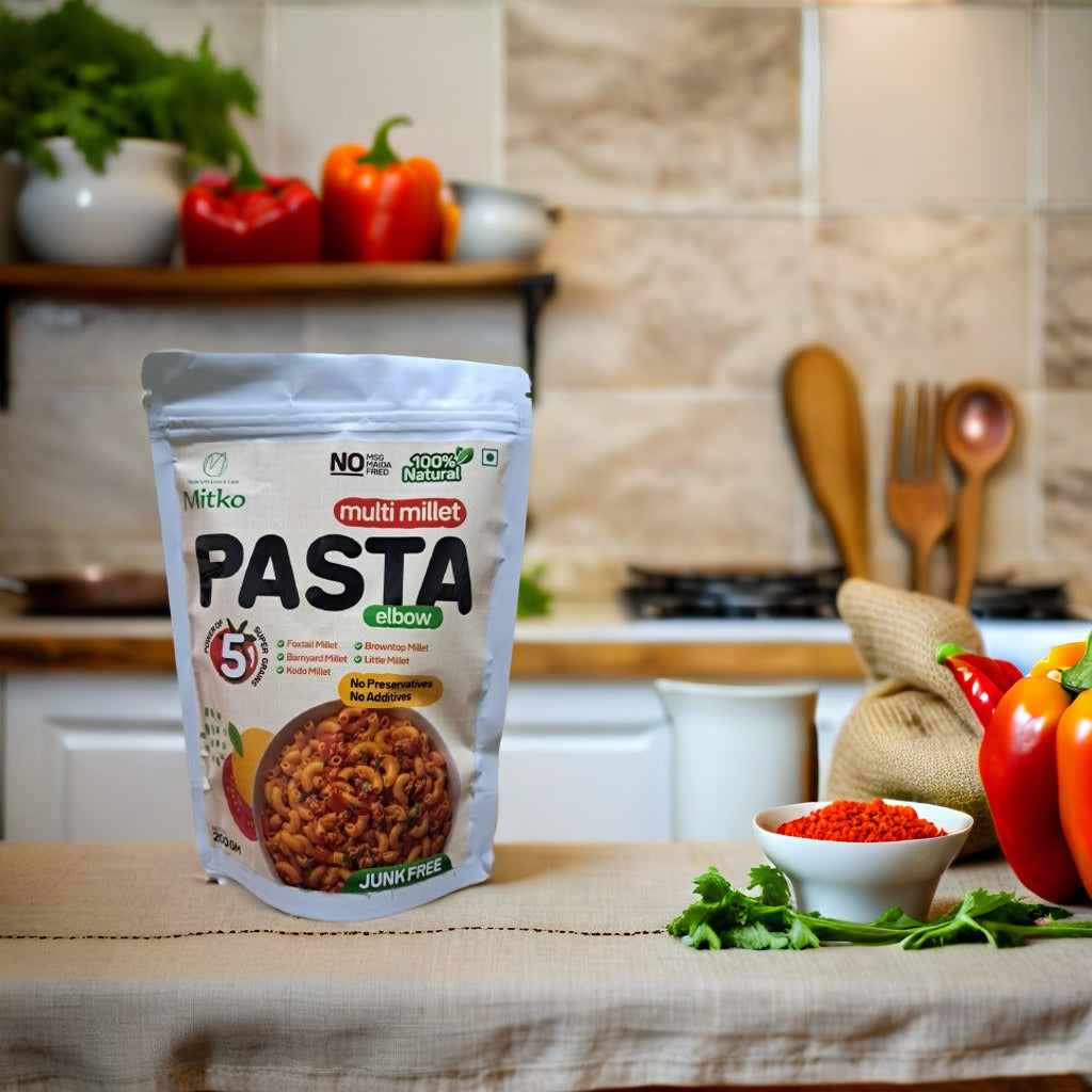 Elbow Millet Pasta - Ready in 10 Mins - 200 g