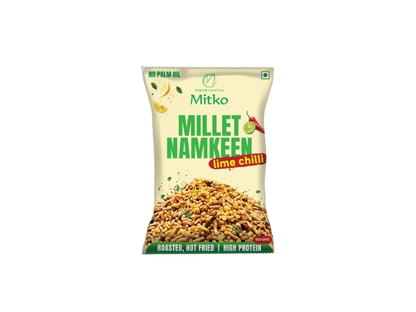 🌶️ Mitko Multi-Millet Namkeen – Lime & Chilli (Pack of 2 × 100 g)