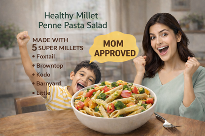 Penne Millet Pasta - Ready in 10 Mins - (Pack of 2 x 200 g)